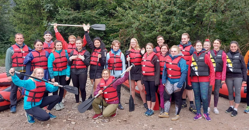 Rafting mit dem Geschäftsführer - bei uns ist so etwas normal ;)