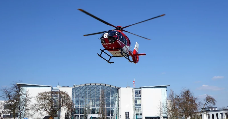 Hubschrauber im Anflug