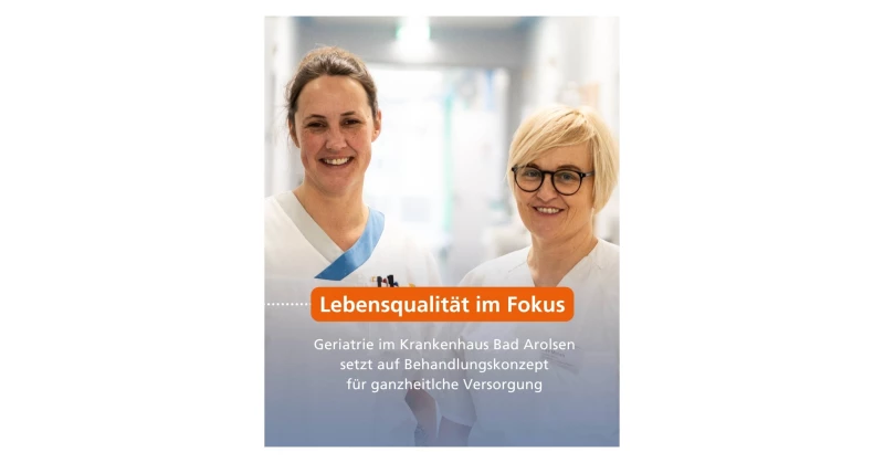 Schwerpunkt (Neuro-)Geriatrie am Krankenhaus Bad Arolsen.🧡