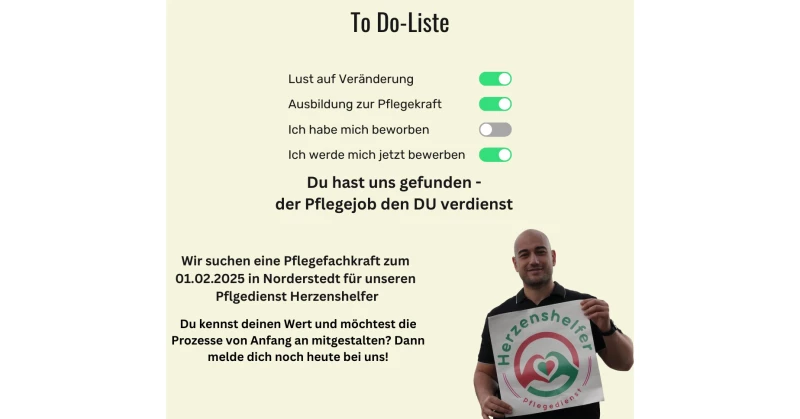 Pflegefachkraft gesucht