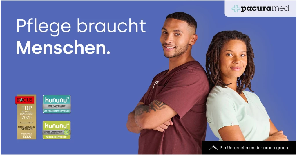 Exam. Pflegefachkraft 🫶🩺 (m/w/d) bis zu 4.398 €. Dein Einsatzgebiet: Deine Wahl, auch in Deiner Region 🏠📍