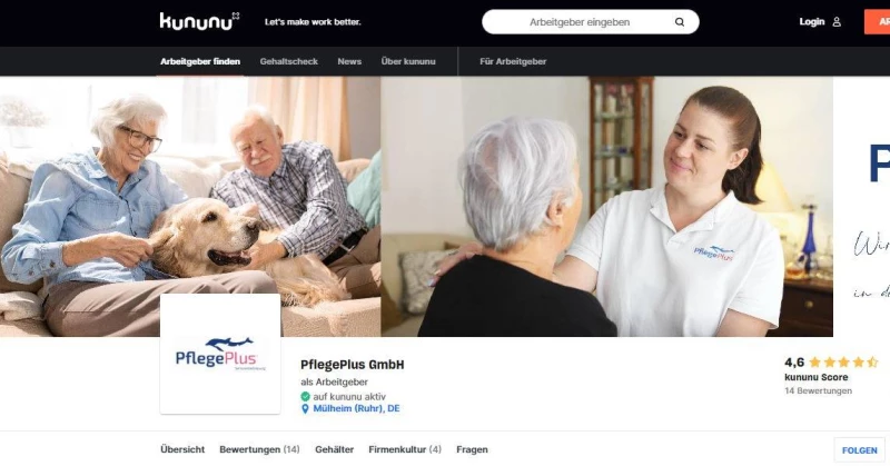 Besuchen Sie gerne unsere Kununu-Seite.