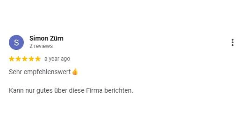 Google Bewertung 