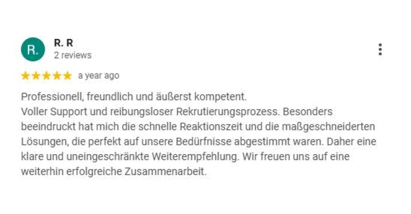 Google Bewertung