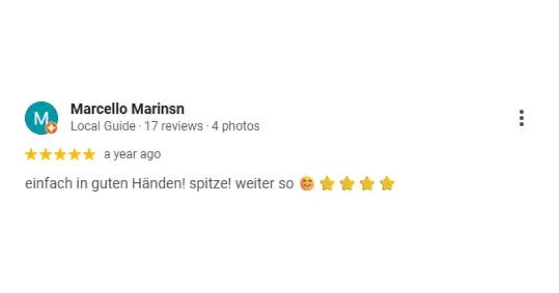 Google Bewertung 