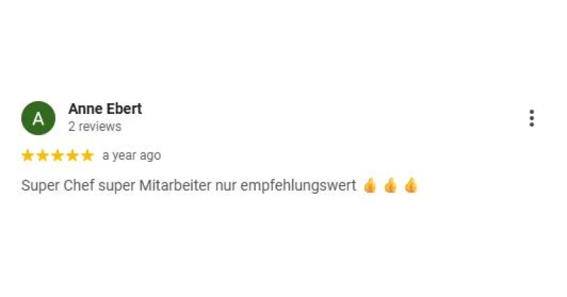 Google Bewertung 