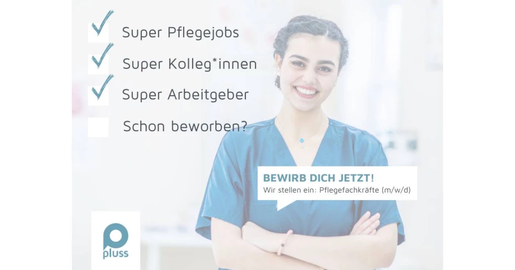 Ankerplatz für Pflegeprofis: Starte bei pluss in Wilhelmshaven!⚓