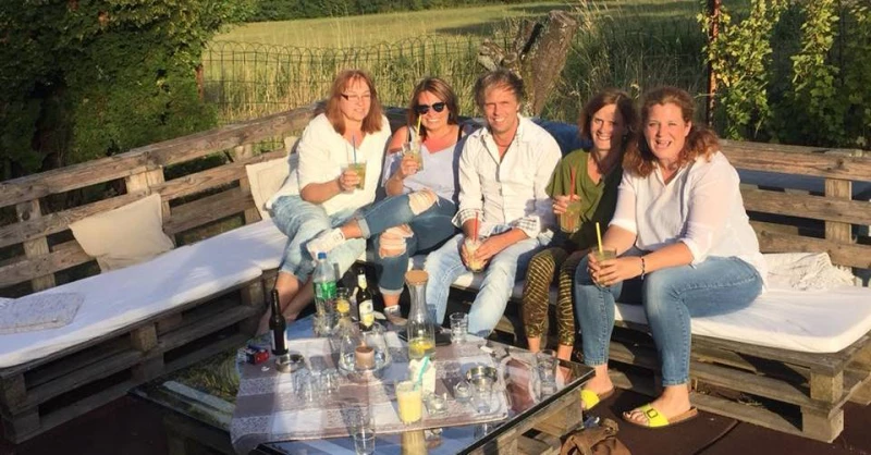 Mitarbeiter Grillfest im Sommer 