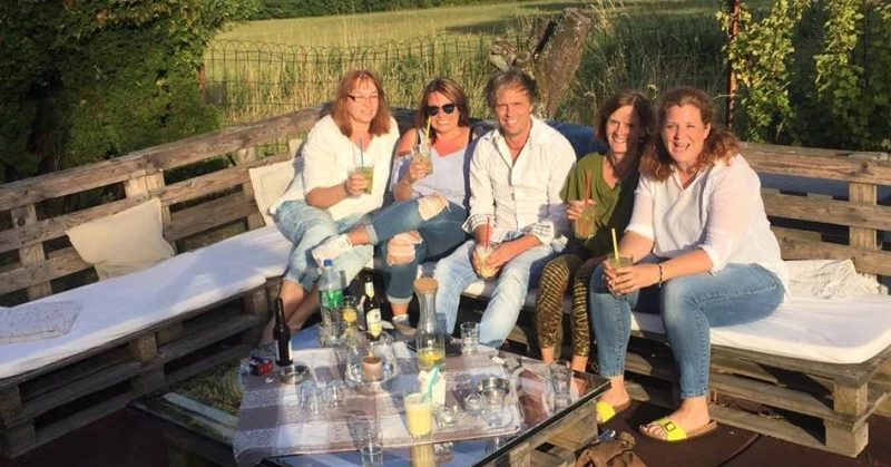 Mitarbeiter Grillfest im Sommer 
